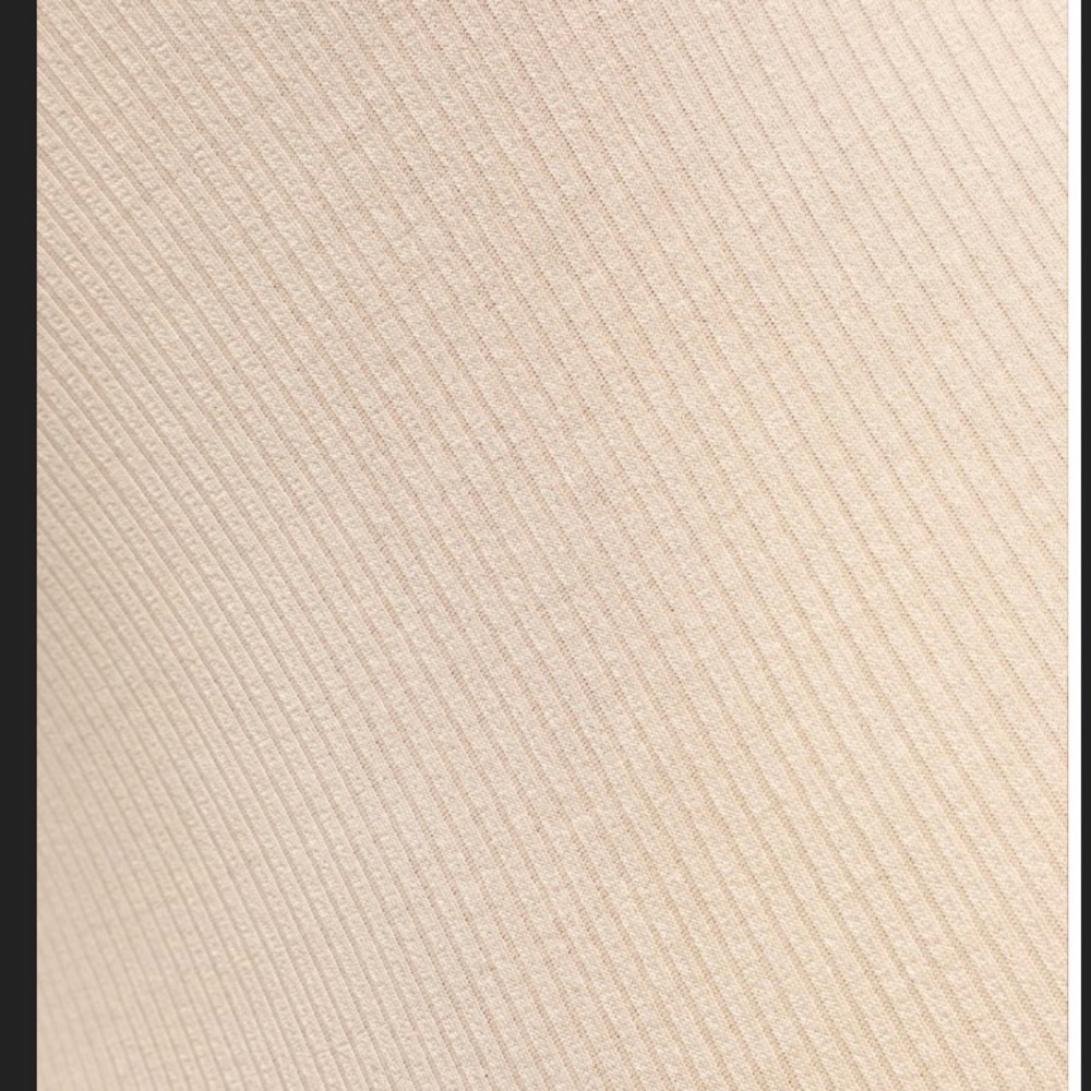 Beige Ribbed Strappy Backless Bodysuit - Picture 6 of 8
